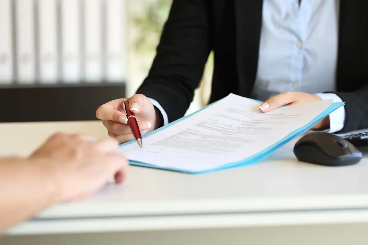 Signing a document